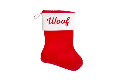 Woof Christmas Stocking by Pearhead